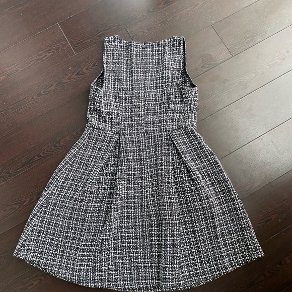 Shein Tweed Sleeveless A-line Dress - Picture 2 of 3